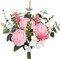 Artificial Silk Flowers Artificial Flowers Bouquets Pink Florals Arrangements Faux Peony Faux Flower Stems for Spring Wedding Bride Home Table Centerpiece Farmhouse Decorations (16PCS)